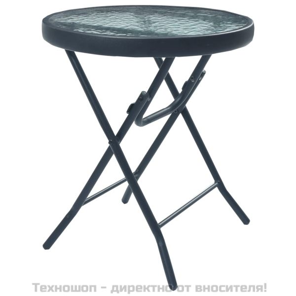 Бистро комплект, 3 части, кремав, стомана