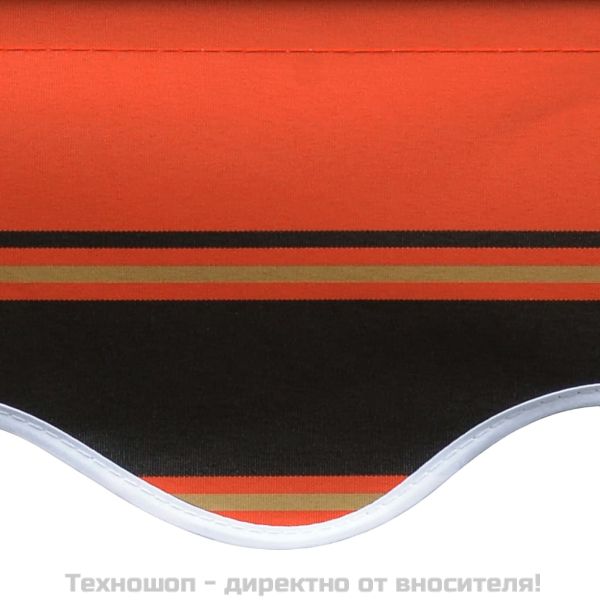 Платно за тента, оранжево и кафяво, 400x300 см