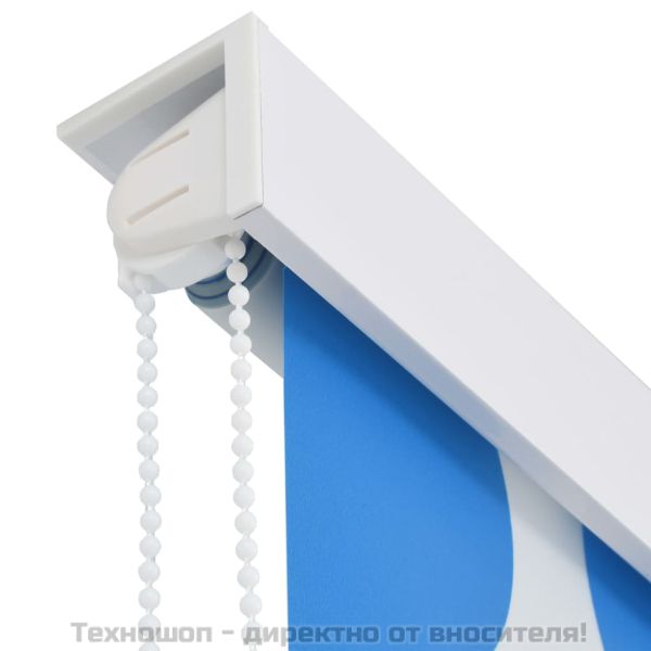 Ролетна щора за баня, 140x240 см, кръгове