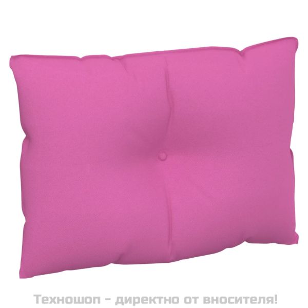 Палетни възглавници, 3 бр, розови, плат Оксфорд