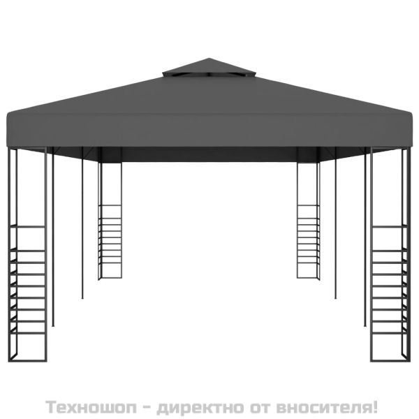Шатра беседка, 3х6 м, антрацит