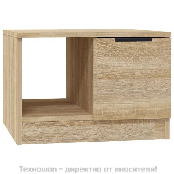 Кафе маса, дъб сонома, 50x50x36 см, инженерно дърво