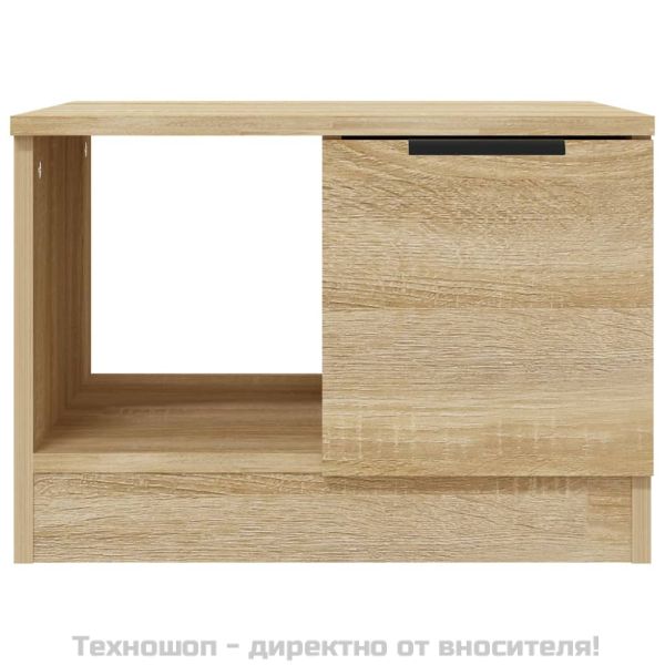 Кафе маса, дъб сонома, 50x50x36 см, инженерно дърво