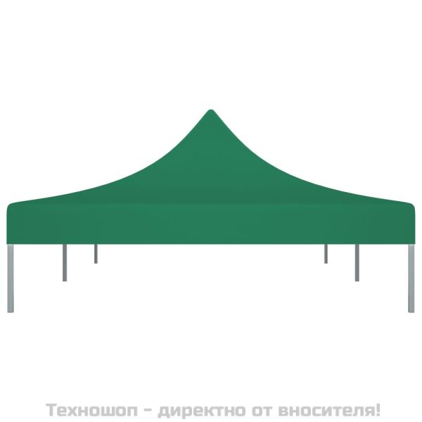 Покривало за парти шатра, 6x3 м, зелено, 270 г/м²