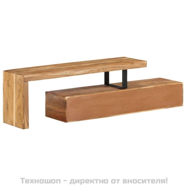 ТВ шкаф (118-200) x 30 x 40 см, масивна акация