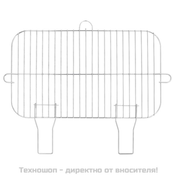 Барбекю скара на дървени въглища с колела черно стомана