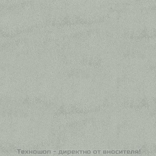 Табуретка за съхранение, светлосива, 110x45x49 см, кадифе