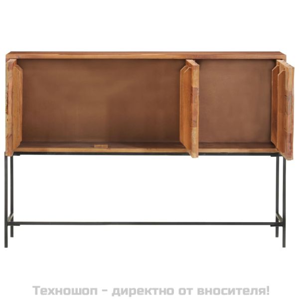 Сайдборд, 110x28x76 см, акациево дърво масив