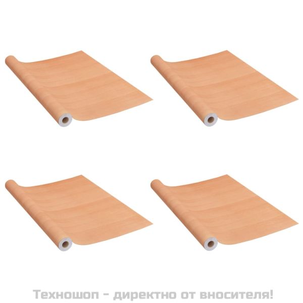 Самозалепващо фолио за мебели 2 бр японски дъб 500х90 см PVC