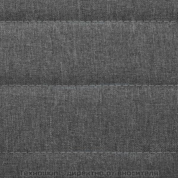 Трапезни столове, 4 бр, светлосиви, текстил