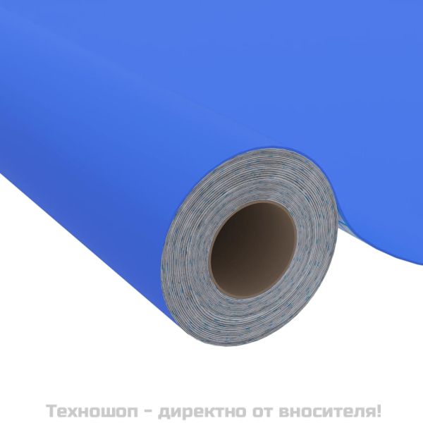 Самозалепващо фолио за мебели, син гланц, 500х90 см, PVC