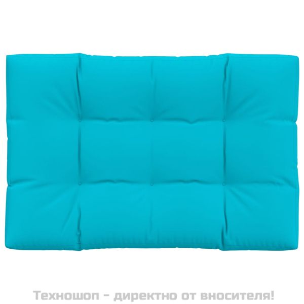 Палетна възглавница, тюркоаз, 120x80x12 см, текстил