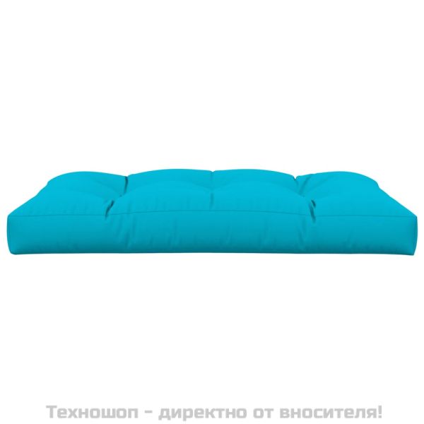 Палетна възглавница, тюркоаз, 120x80x12 см, текстил