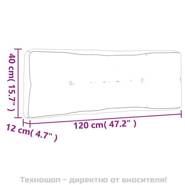 Палетни възглавници, 5 бр, розови, текстил