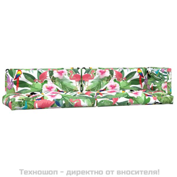 Палетни възглавници, 5 бр, многоцветни, текстил