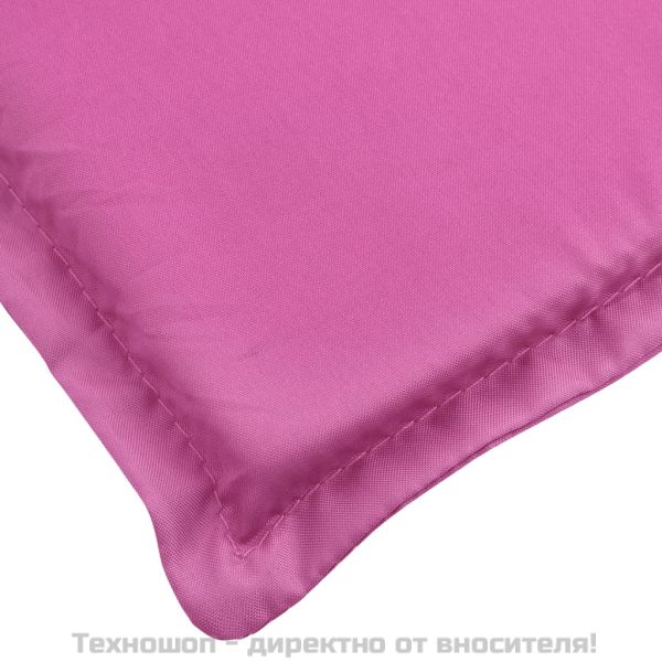 Шалте за шезлонг, розово, Оксфорд плат