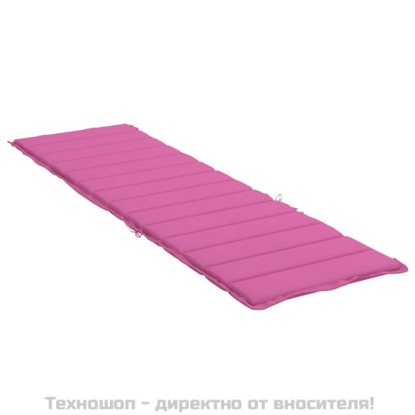 Шалте за шезлонг, розово, Оксфорд плат