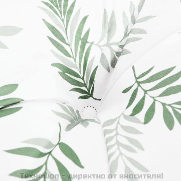 Възглавници за градински пейки 2 бр на листа 150x50x7 см плат