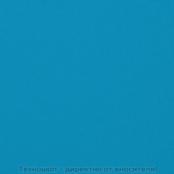 Възглавници за столове с облегалка 6 бр светлосини Оксфорд плат