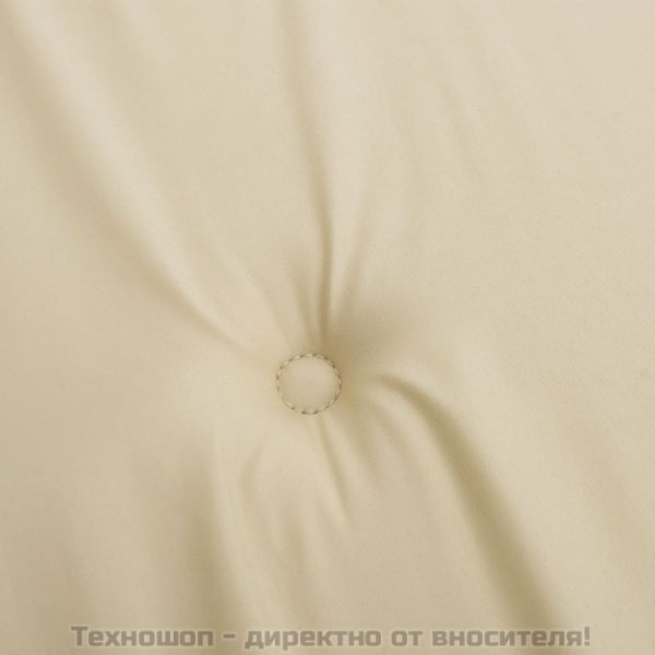 Възглавници за стол с висока облегалка 4 бр бежови Оксфорд плат