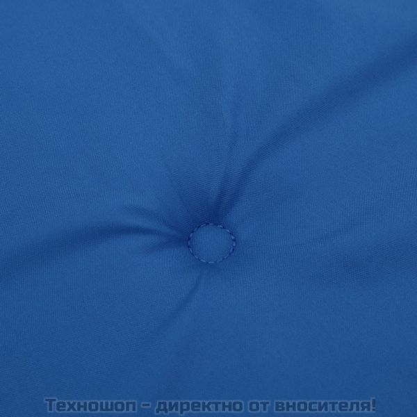 Възглавници за столове с облегалка 4 бр кралскосин Оксфорд плат