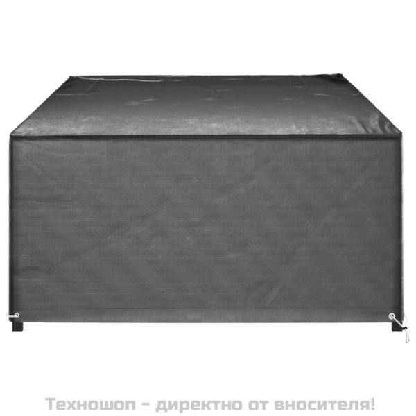 Покривало за градински мебели 12 капси 315x160x75см правоъгълно