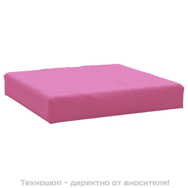 Палетни възглавници, 3 бр, розови, плат Оксфорд