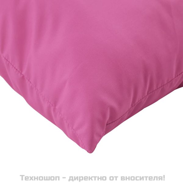 Палетни възглавници, 3 бр, розови, плат Оксфорд