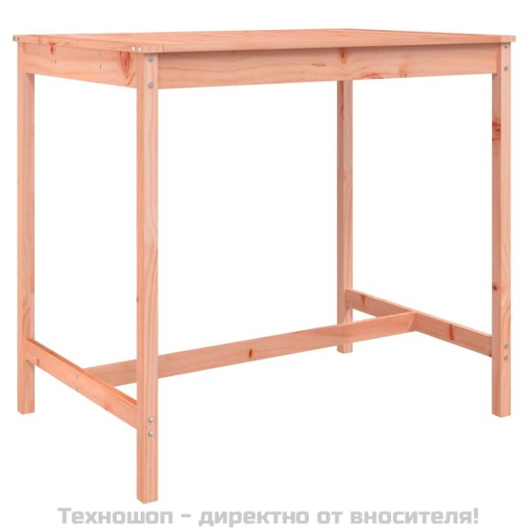 Градинска маса, 121x82,5x110 см, дугласко дърво масив