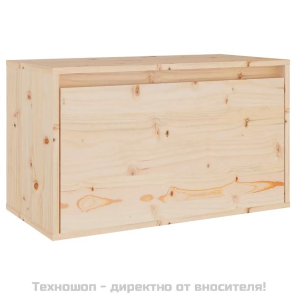 Стенен шкаф, 60x30x35 см, бор масив