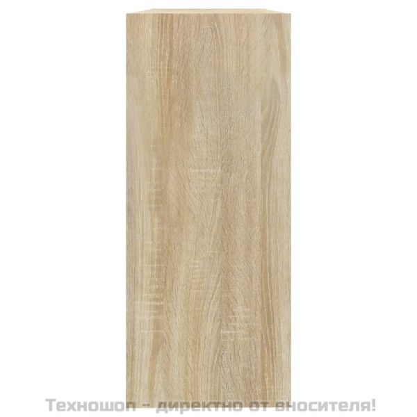 Библиотека/разделител за стая, дъб сонома, 100x30x72 см