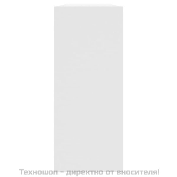 Библиотека/разделител за стая, бяла, 100x30x72 см