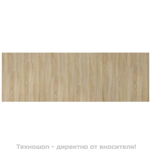 Стенна табла за легло дъб сонома 240x1,5x80 см инженерно дърво