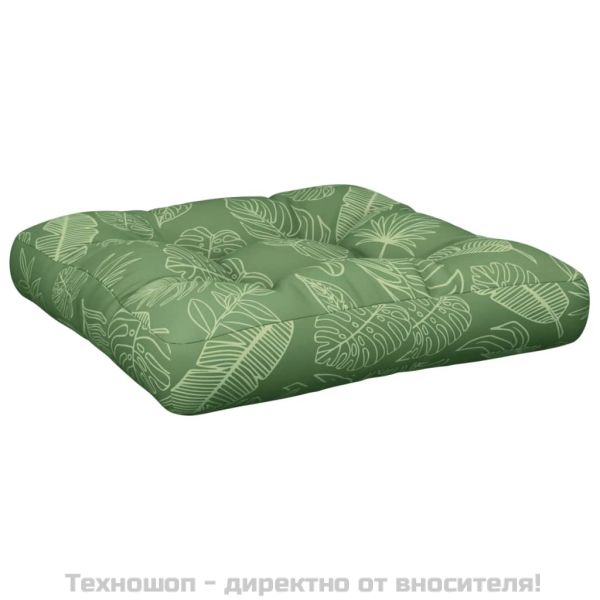 Палетна възглавница на листа 58x58x10 см Оксфорд плат