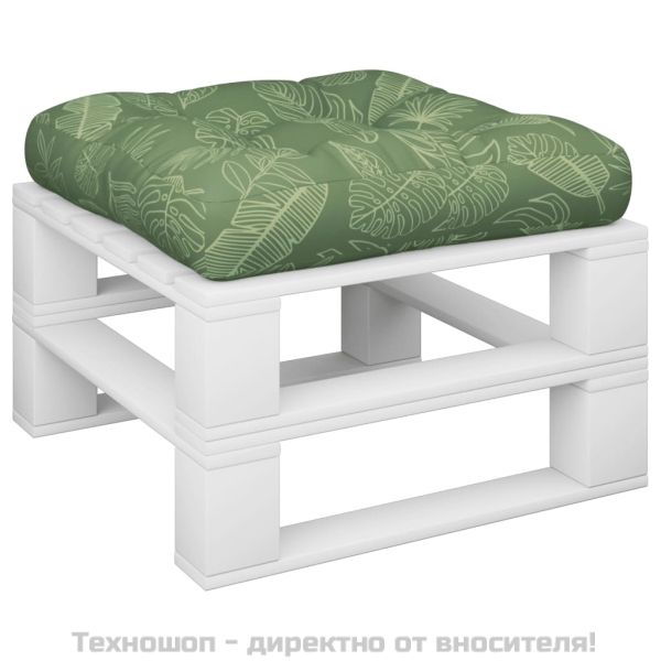 Палетна възглавница на листа 58x58x10 см Оксфорд плат