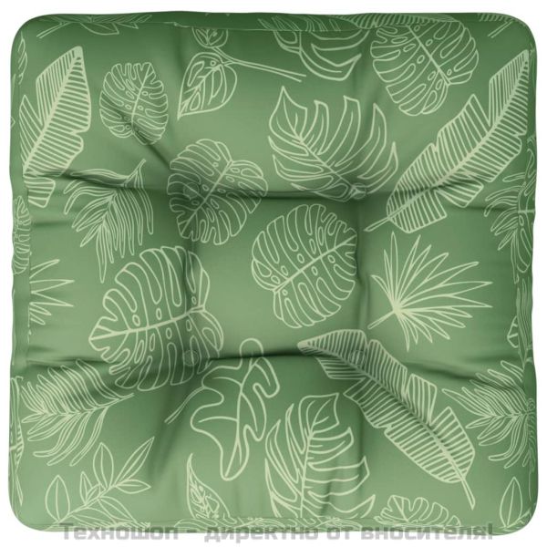 Палетна възглавница на листа 58x58x10 см Оксфорд плат