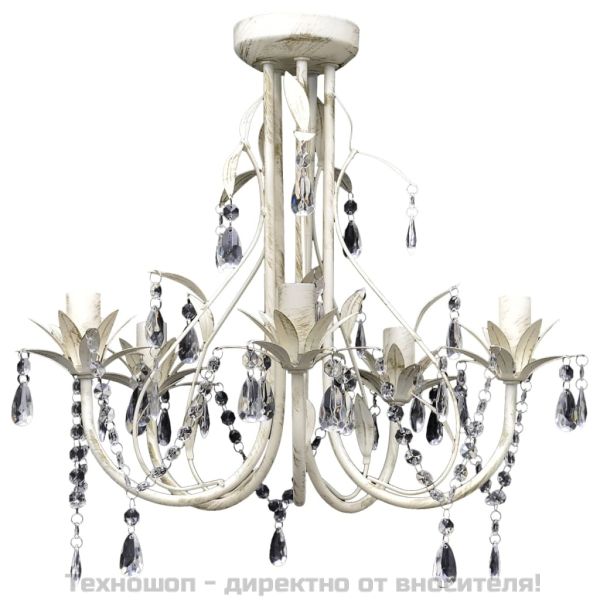 Стилен полилей с цветен мотив