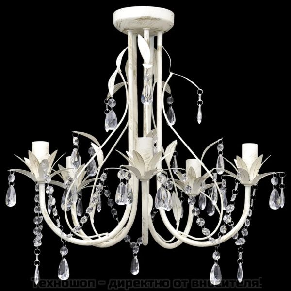 Стилен полилей с цветен мотив