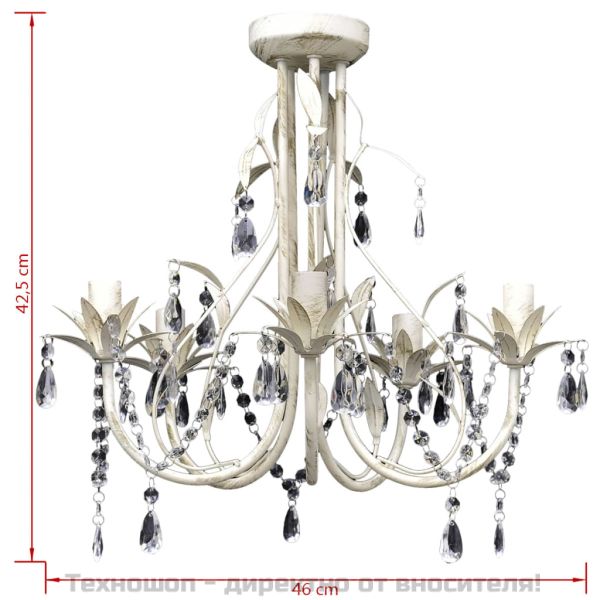 Стилен полилей с цветен мотив