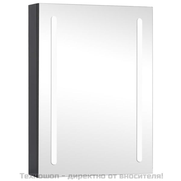 LED шкаф с огледало за баня, 50x13x70 см