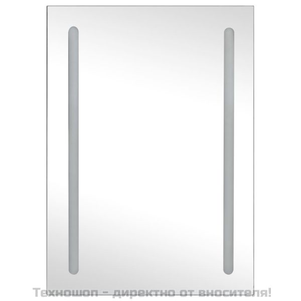 LED шкаф с огледало за баня, 50x13x70 см