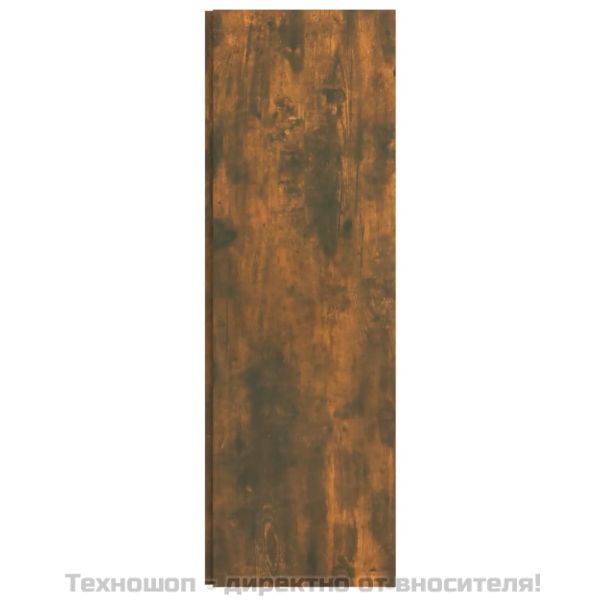 Ъглов шкаф, опушен дъб, 33x33x100 см, инженерно дърво