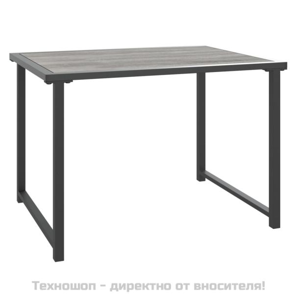 Градинска маса антрацит 55x40x37 cм стомана