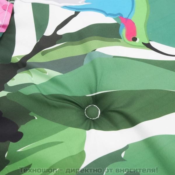 Възглавници за стол с ниска облегалка 4 бр многоцветни текстил