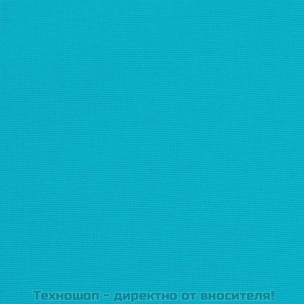 Възглавница за градинска пейка тюркоаз 120x50x7 см текстил