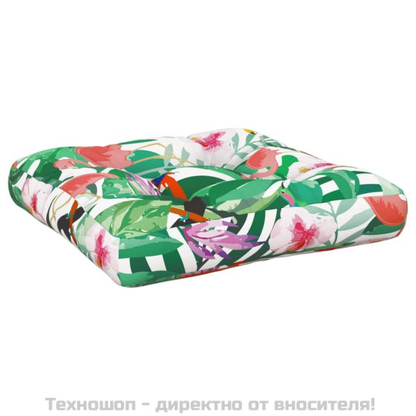 Палетна възглавница многоцветна 58x58x10 см Оксфорд плат