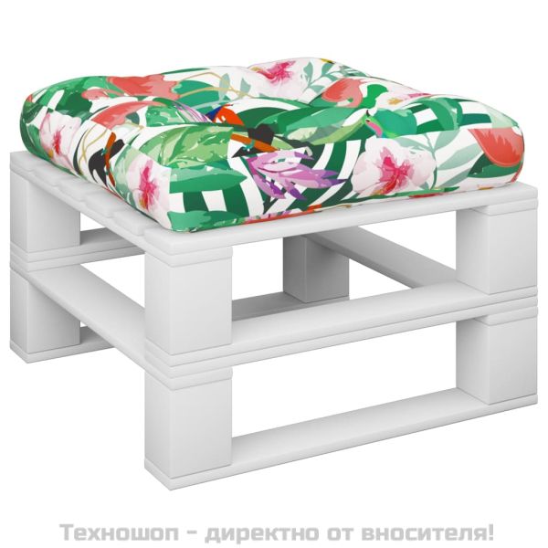 Палетна възглавница многоцветна 58x58x10 см Оксфорд плат