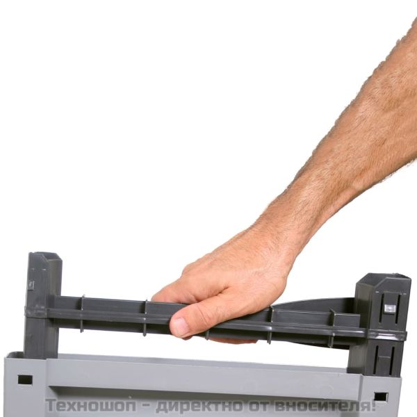 Пластмасов шкаф, 68x39x92 см, ратанов дизайн