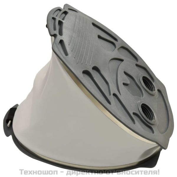 Крачна помпа, 26x18 см, PP и PE, сиво и жълто