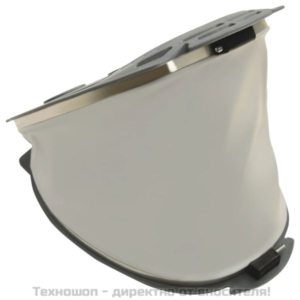 Крачна помпа, 26x18 см, PP и PE, сиво и жълто